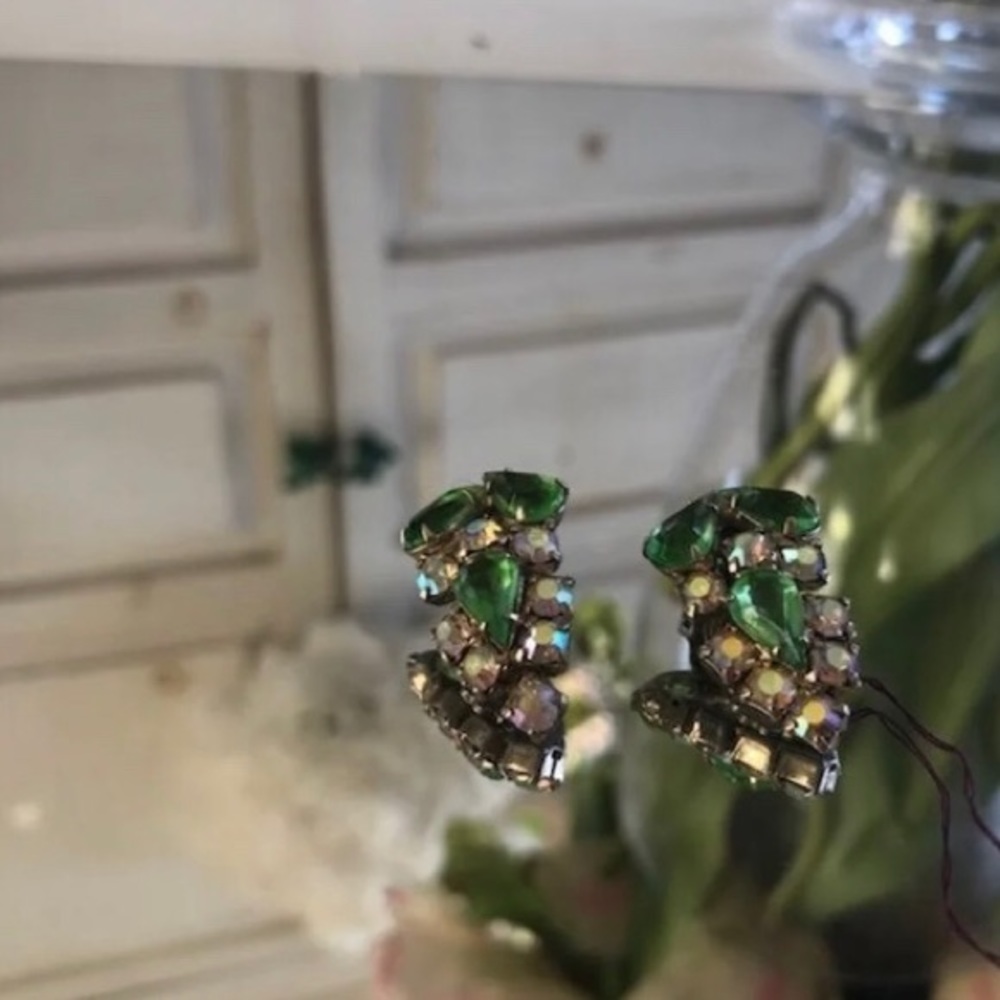 Green Vintage Earrings